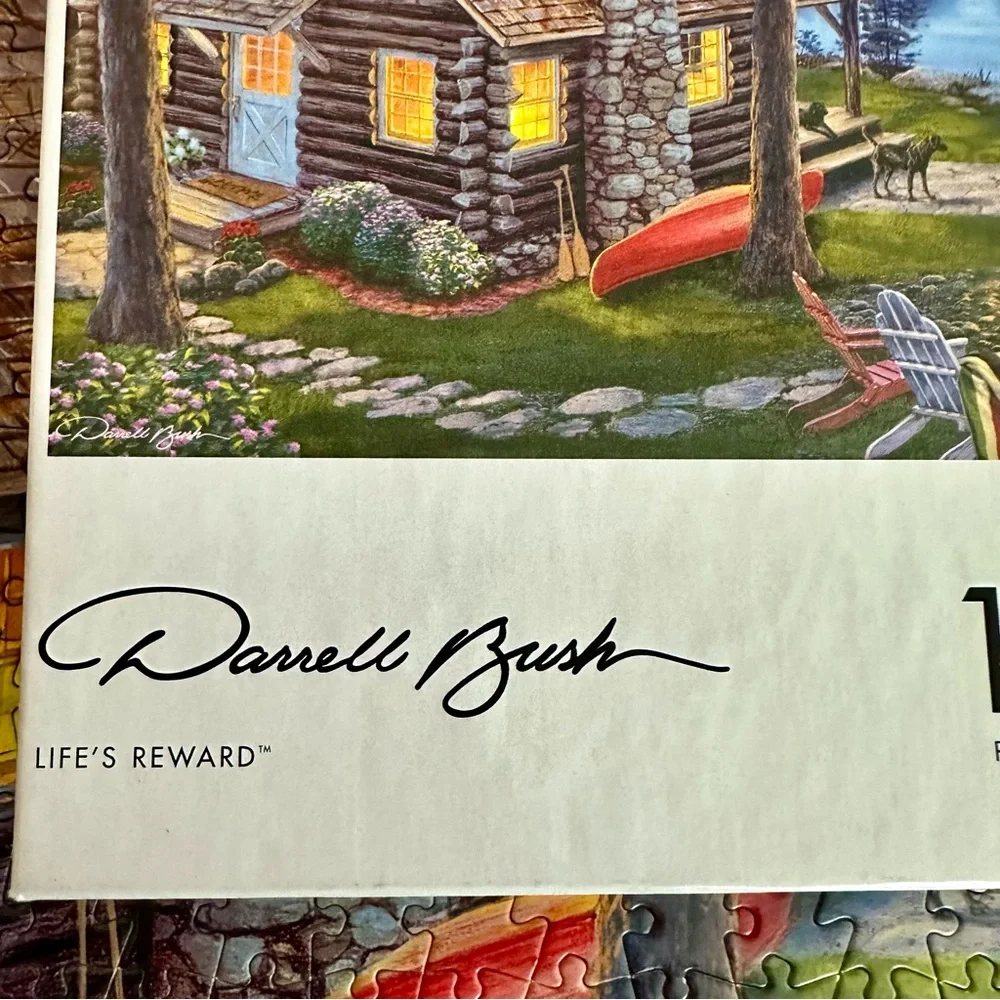 Buffalo Cabin Retreat 1000-Piece Puzzle - Picture 3 of 6